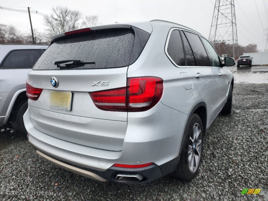 2018 X5 xDrive35i - Glacier Silver Metallic / Black photo #5