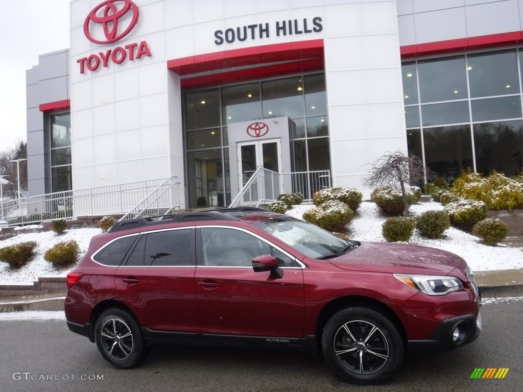 2017 Outback 3.6R Limited - Venetian Red Pearl / Warm Ivory photo #2