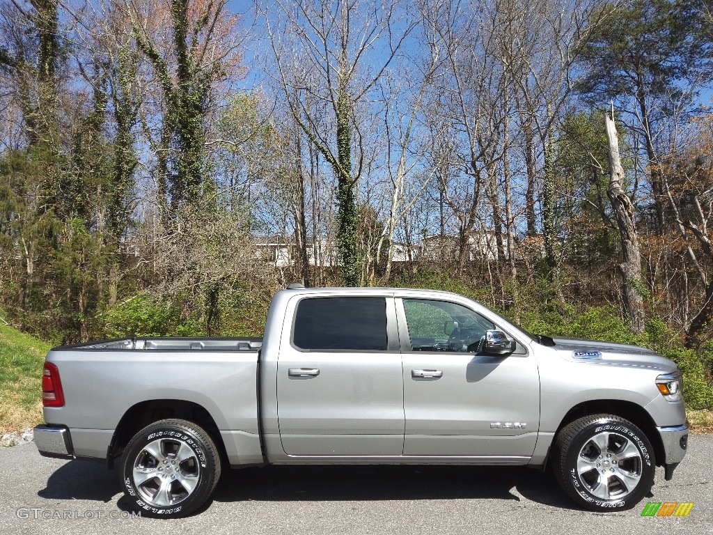 2023 1500 Laramie Crew Cab 4x4 - Billet Silver Metallic / Black photo #8