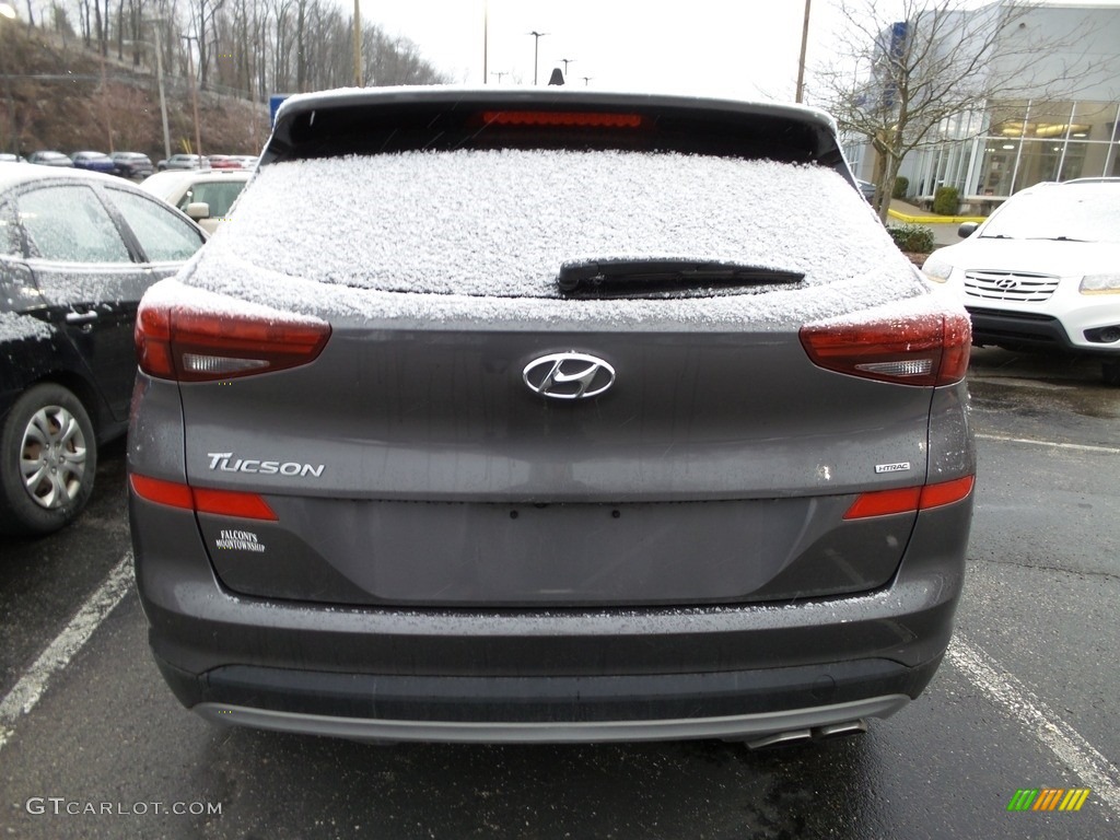 2020 Tucson Ultimate AWD - Magnetic Force Metallic / Black photo #3