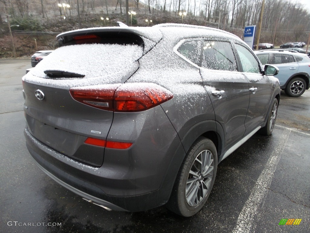 2020 Tucson Ultimate AWD - Magnetic Force Metallic / Black photo #4