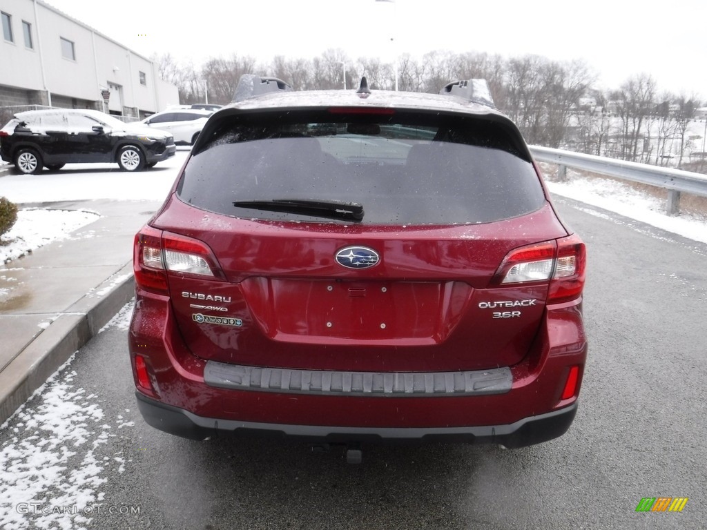 2017 Outback 3.6R Limited - Venetian Red Pearl / Warm Ivory photo #19