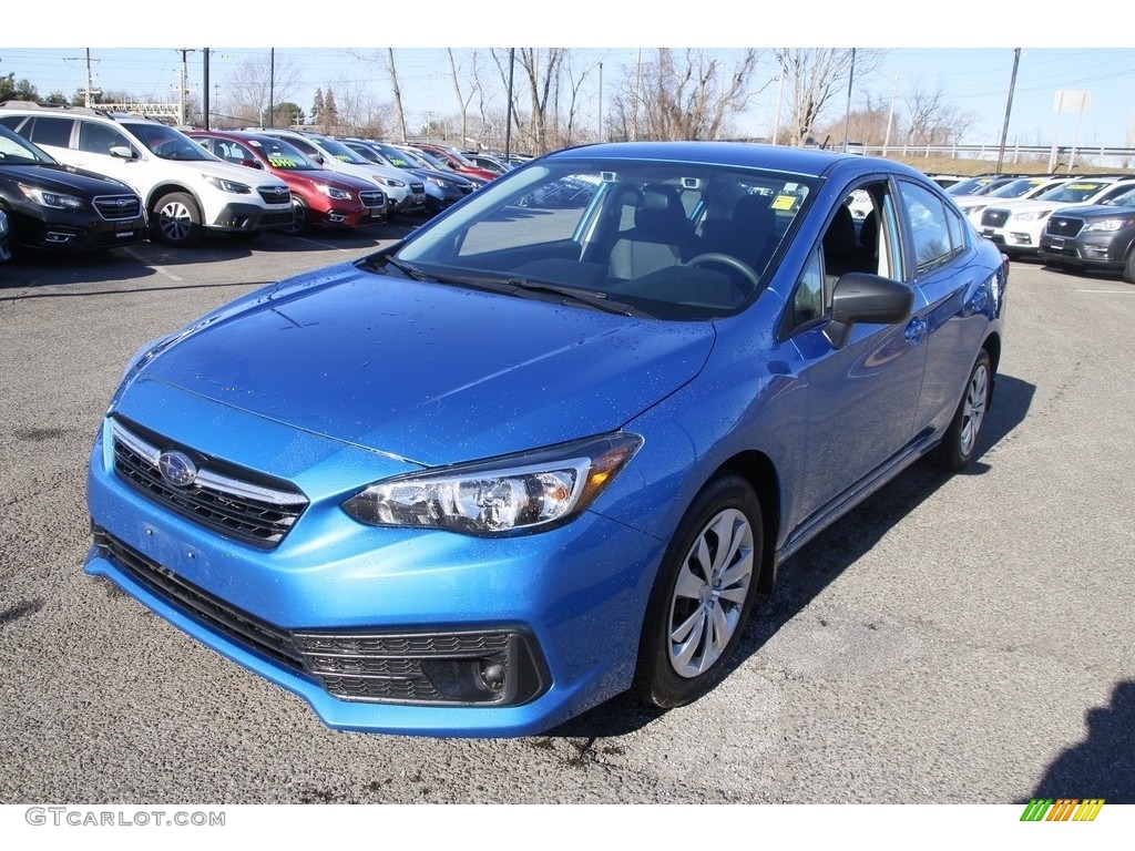 2021 Impreza Sedan - Ocean Blue Pearl / Black photo #1