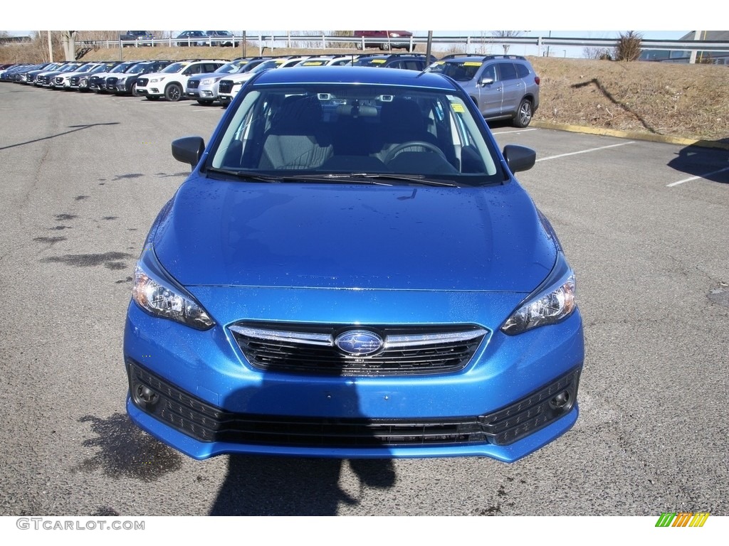 2021 Impreza Sedan - Ocean Blue Pearl / Black photo #2