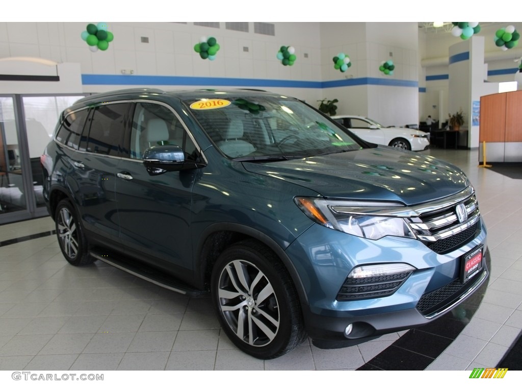 Steel Sapphire Metallic 2016 Honda Pilot Touring AWD Exterior Photo #145778527