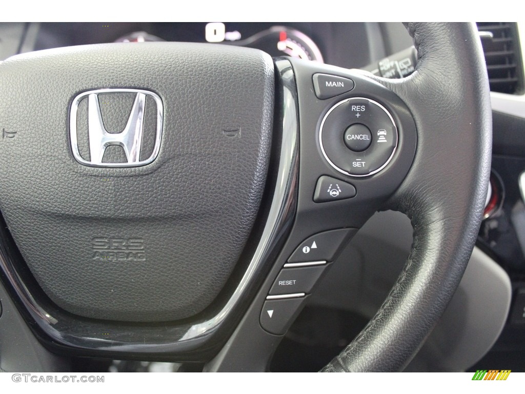 2016 Honda Pilot Touring AWD Gray Steering Wheel Photo #145778827