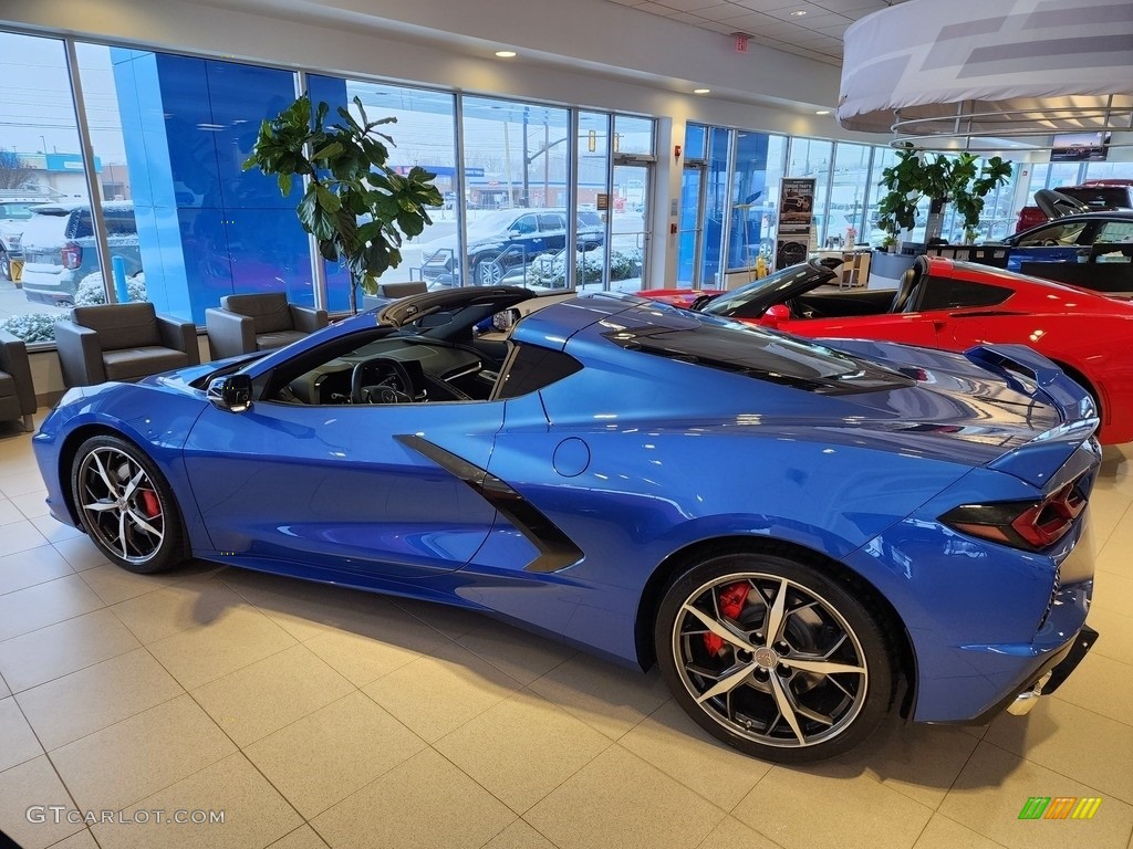 Elkhart Lake Blue Metallic 2023 Chevrolet Corvette Stingray Coupe Exterior Photo #145778917