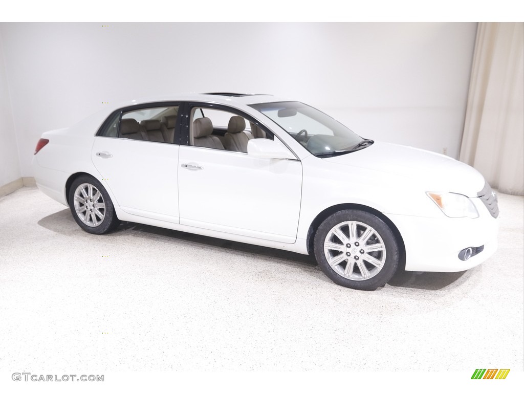 2008 Avalon Limited - Blizzard White Pearl / Ivory Beige photo #1