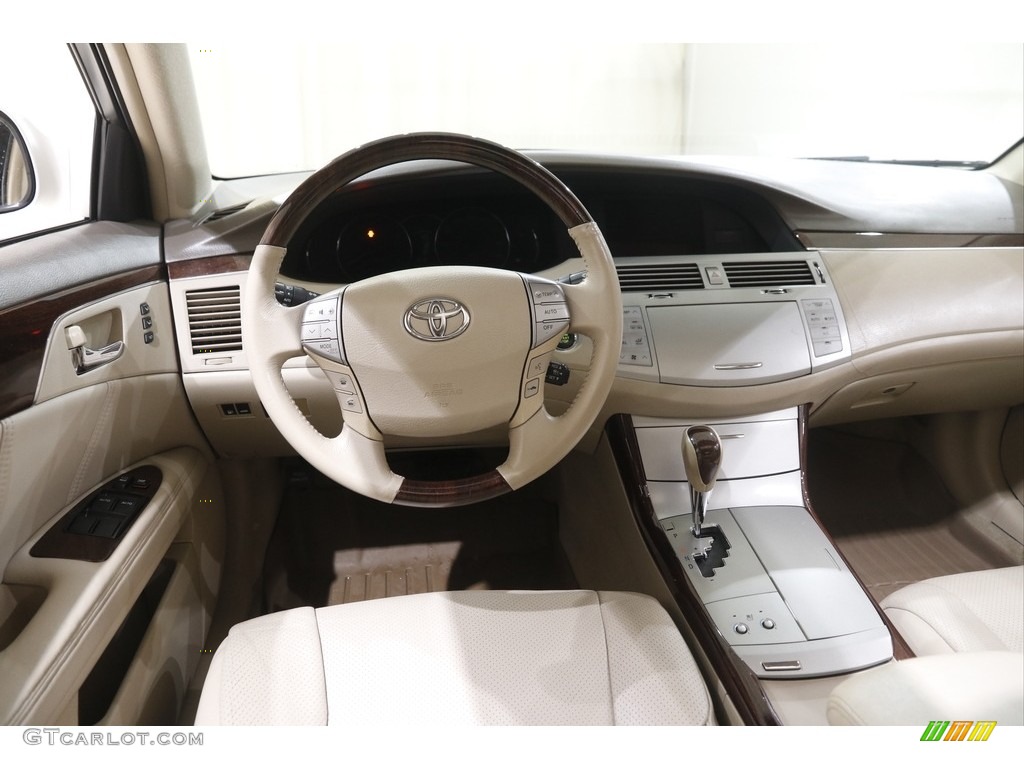2008 Avalon Limited - Blizzard White Pearl / Ivory Beige photo #6