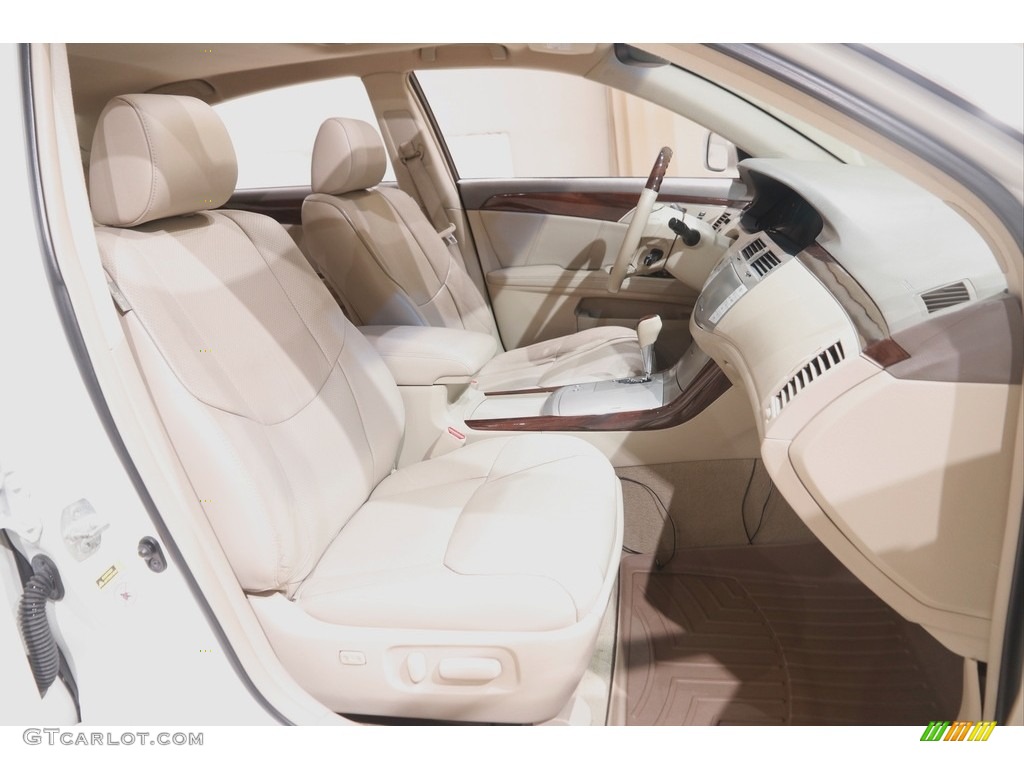 2008 Avalon Limited - Blizzard White Pearl / Ivory Beige photo #18