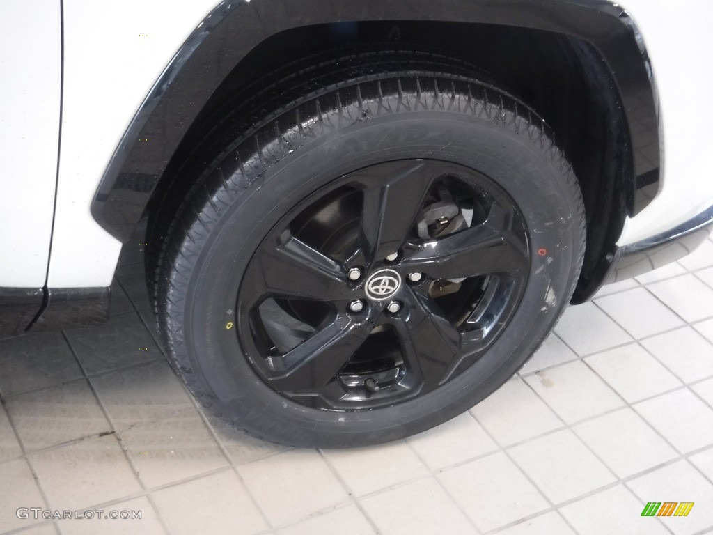 2020 RAV4 XSE AWD Hybrid - Blizzard White Pearl / Black photo #12