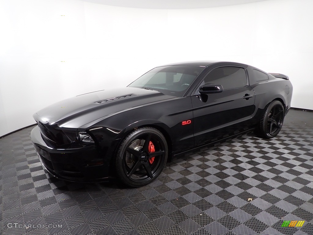 2014 Mustang GT Coupe - Black / Charcoal Black photo #8