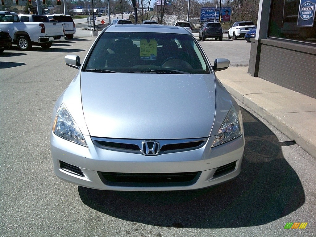 2007 Accord EX Sedan - Alabaster Silver Metallic / Gray photo #3