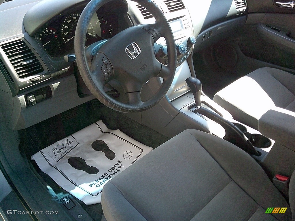2007 Accord EX Sedan - Alabaster Silver Metallic / Gray photo #17