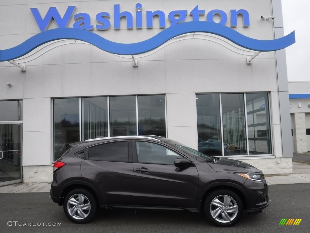 2019 HR-V EX AWD - Midnight Amethyst Metallic / Black photo #2