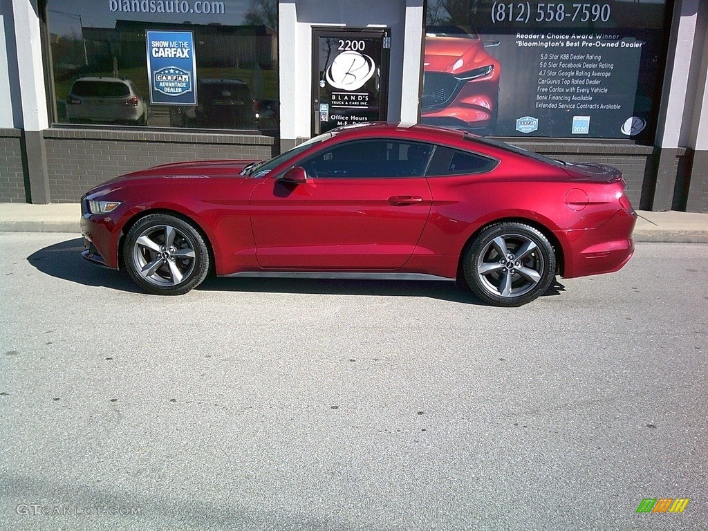 2016 Mustang V6 Coupe - Ruby Red Metallic / Ebony photo #19