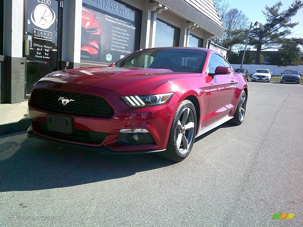 2016 Mustang V6 Coupe - Ruby Red Metallic / Ebony photo #20