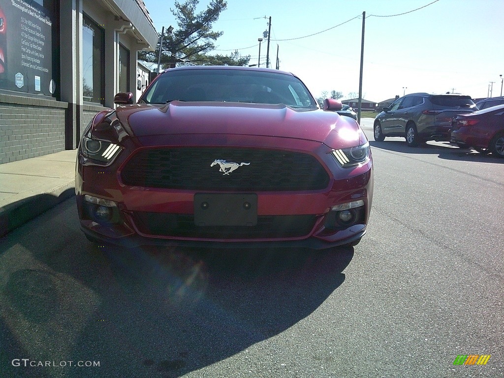 2016 Mustang V6 Coupe - Ruby Red Metallic / Ebony photo #21
