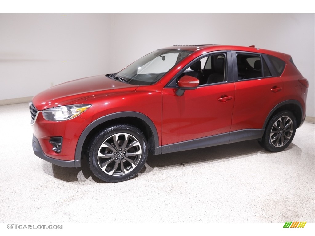2016 CX-5 Grand Touring AWD - Soul Red Metallic / Black photo #3