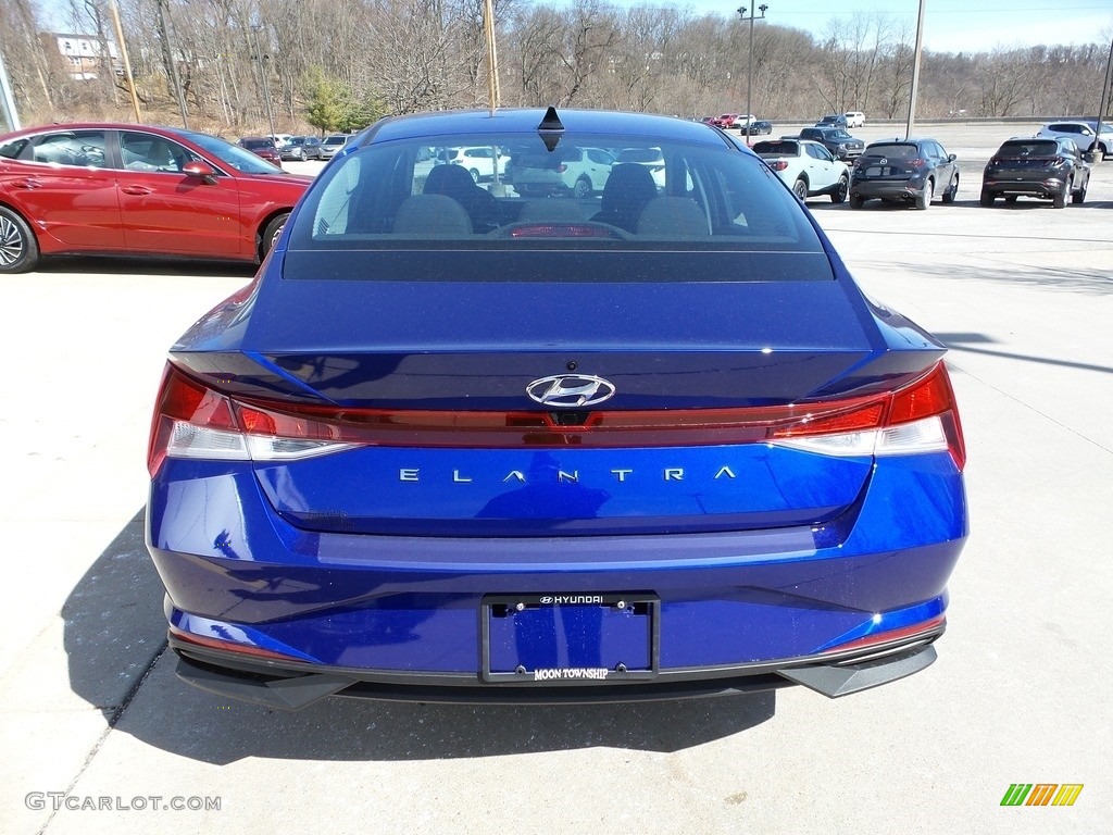 2023 Elantra SEL - Intense Blue / Black photo #3