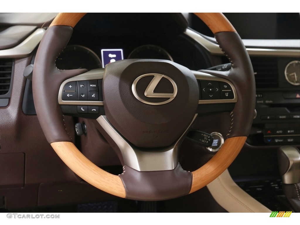 2016 Lexus RX 350 AWD Parchment Steering Wheel Photo #145783528