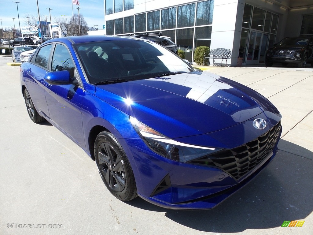 2023 Elantra SEL - Intense Blue / Black photo #9