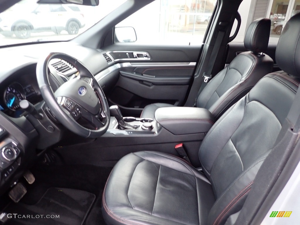 Medium Black Interior 2019 Ford Explorer Sport 4WD Photo #145785949
