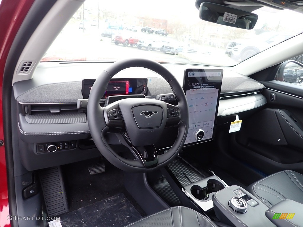 Black Onyx Interior 2023 Ford Mustang Mach-E Premium eAWD Photo #145786381