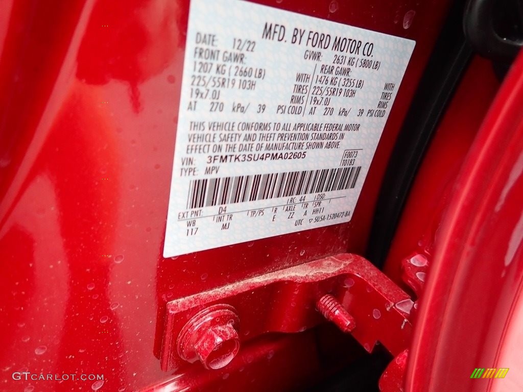 2023 Ford Mustang Mach-E Premium eAWD Color Code Photos
