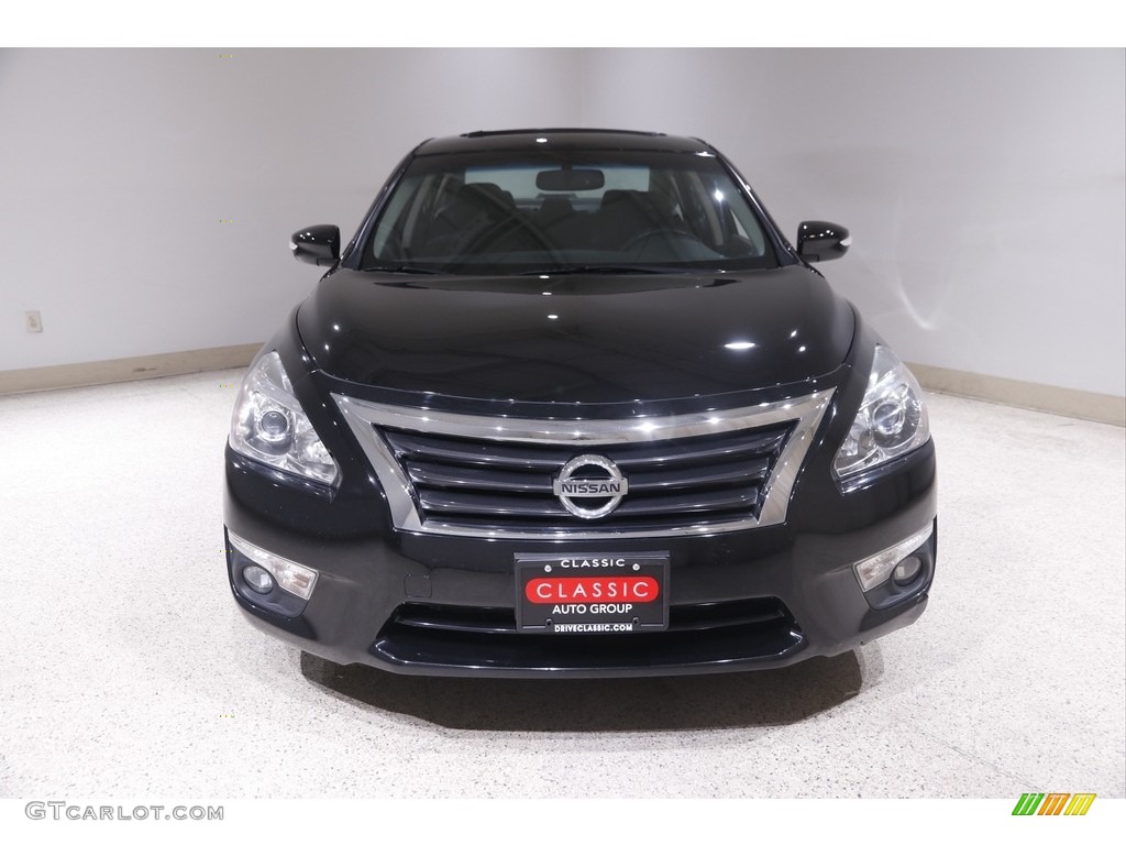 2014 Altima 2.5 SV - Super Black / Charcoal photo #2