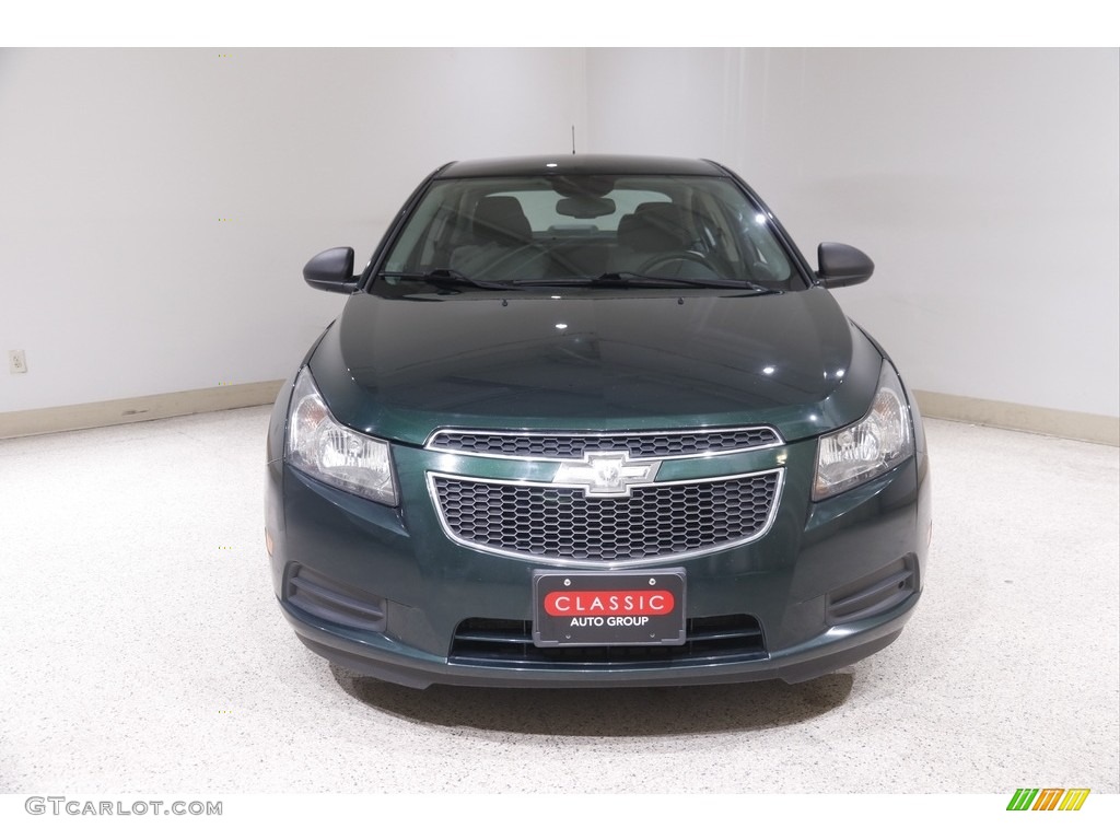 2014 Cruze LS - Rainforest Green Metallic / Jet Black/Medium Titanium photo #2