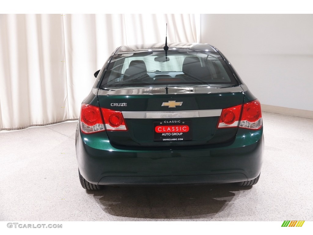2014 Cruze LS - Rainforest Green Metallic / Jet Black/Medium Titanium photo #15