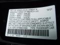 NH731P: Crystal Black Pearl 2022 Honda Civic EX-L Hatchback Color Code