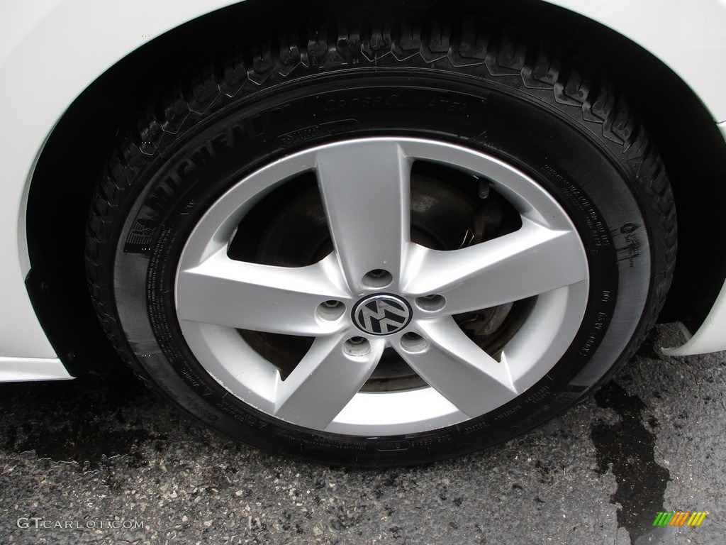 2013 Jetta TDI Sedan - Candy White / Cornsilk Beige photo #23