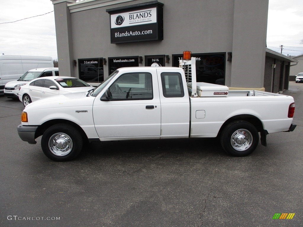 2003 Ranger XL SuperCab - Oxford White / Dark Graphite photo #1