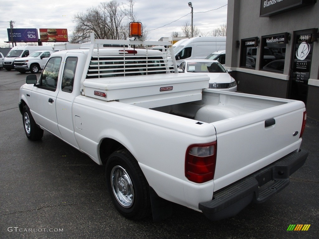 2003 Ranger XL SuperCab - Oxford White / Dark Graphite photo #3