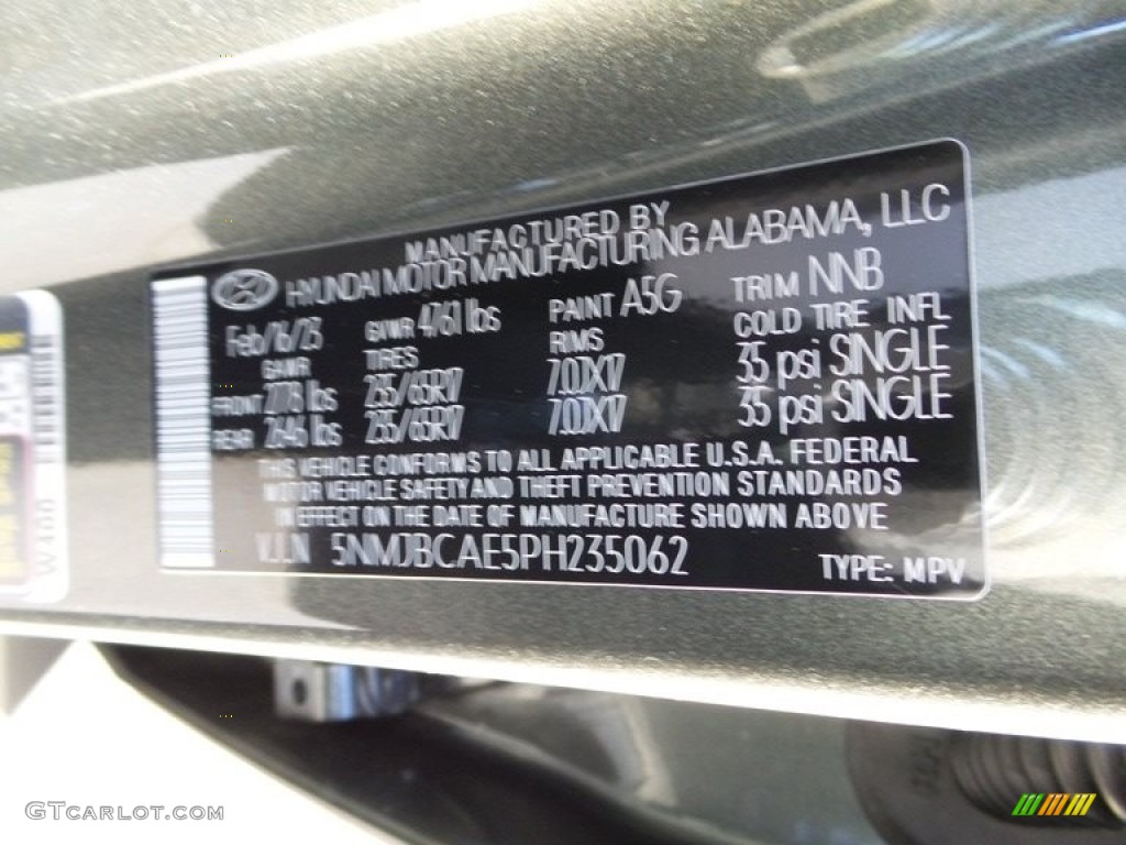 2023 Tucson SEL AWD - Amazon Gray / Black photo #18