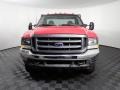 2002 Vermillion Red Ford F450 Super Duty Regular Cab 4x4 Stake Truck  photo #1