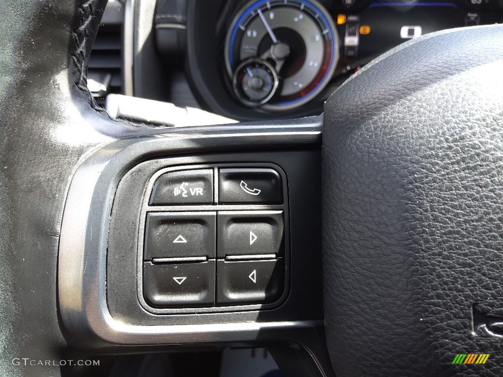 2019 Ram 4500 Limited Crew Cab 4x4 Chassis Black Steering Wheel Photo #145791023