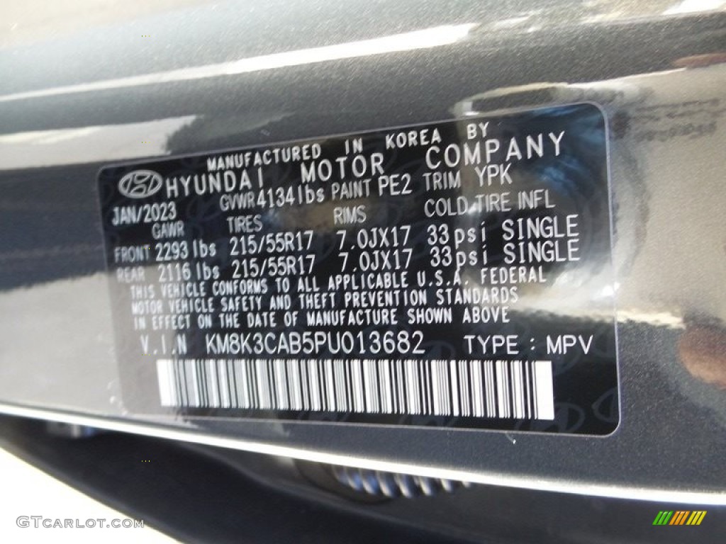 2023 Kona Color Code PE2 for Ecotronic Gray Photo #145791077