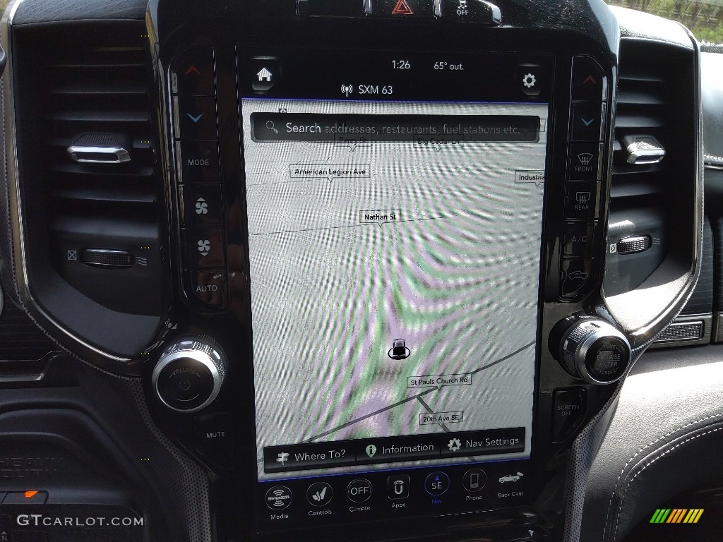 2019 Ram 4500 Limited Crew Cab 4x4 Chassis Navigation Photo #145791146
