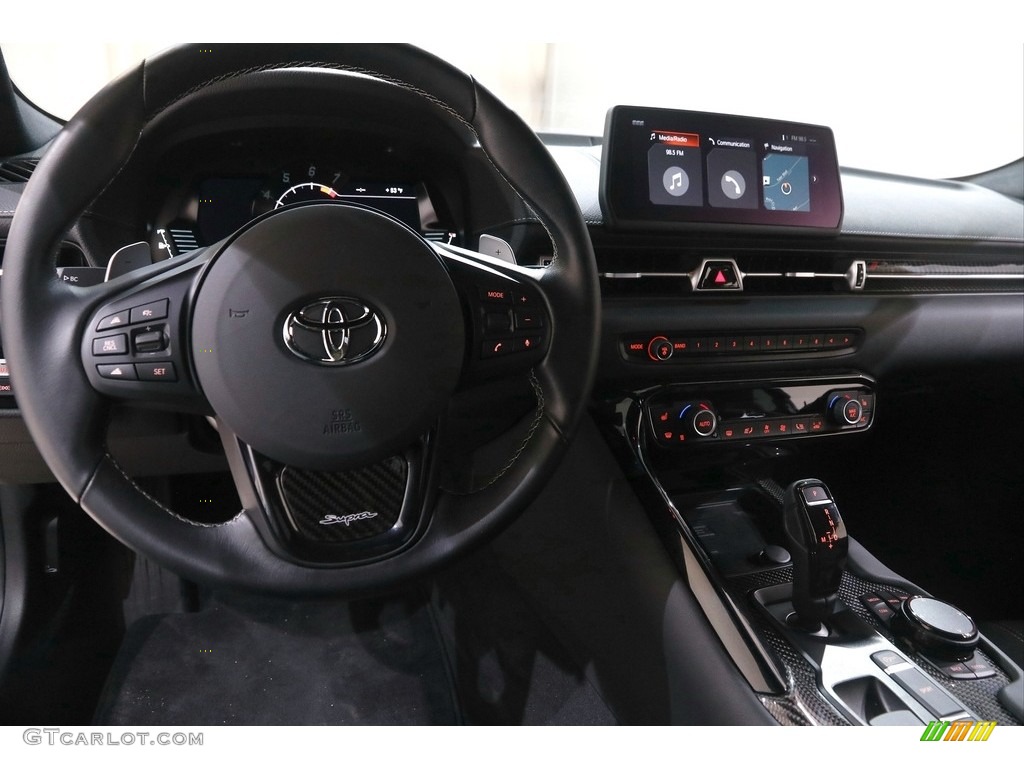 2021 Toyota GR Supra 3.0 Premium Black Dashboard Photo #145791650