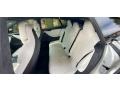 2017 Tesla Model S White Interior Rear Seat Photo