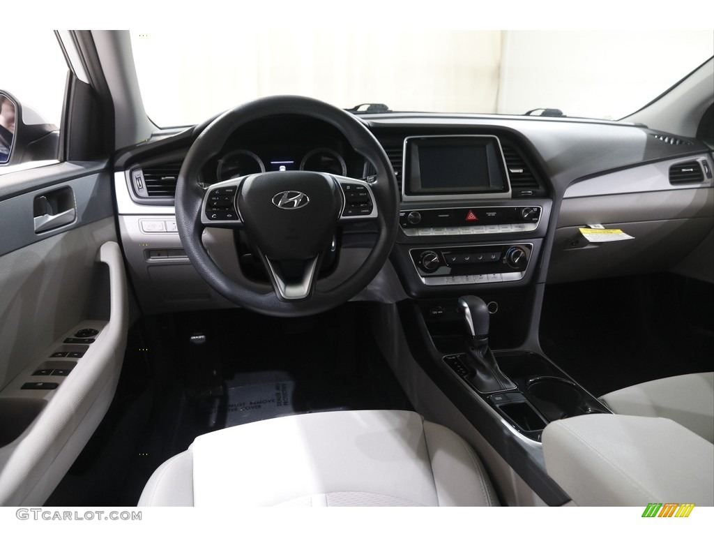 2019 Sonata SE - Quartz White Pearl / Gray photo #5