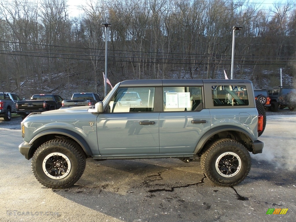 Azure Gray Metallic Tri-Coat 2023 Ford Bronco Sasquatch 4X4 4-Door Exterior Photo #145791878