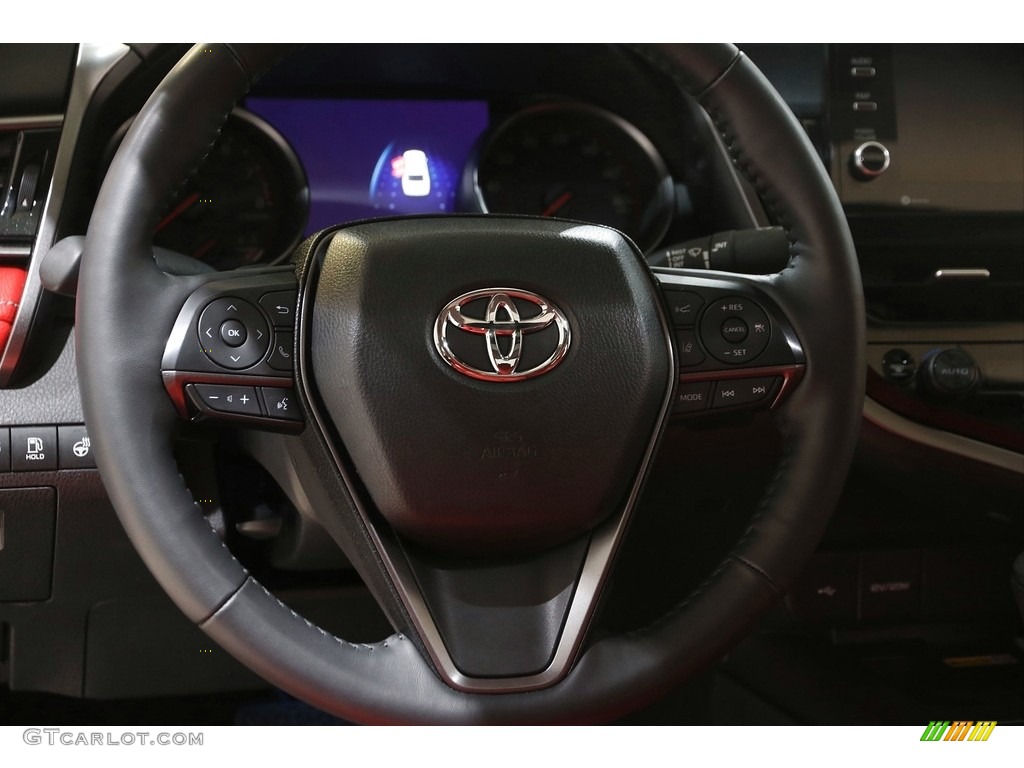 2023 Toyota Camry XSE Cockpit Red Steering Wheel Photo #145792148