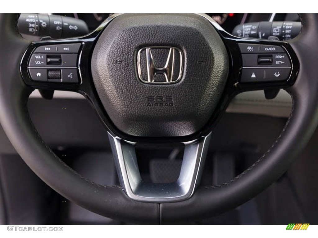 2023 Honda Pilot EX-L Gray Steering Wheel Photo #145792795