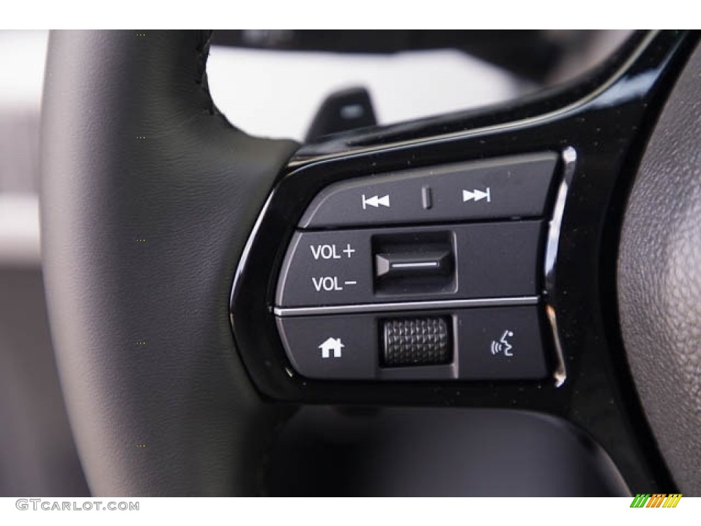 2023 Honda Pilot EX-L Gray Steering Wheel Photo #145792813