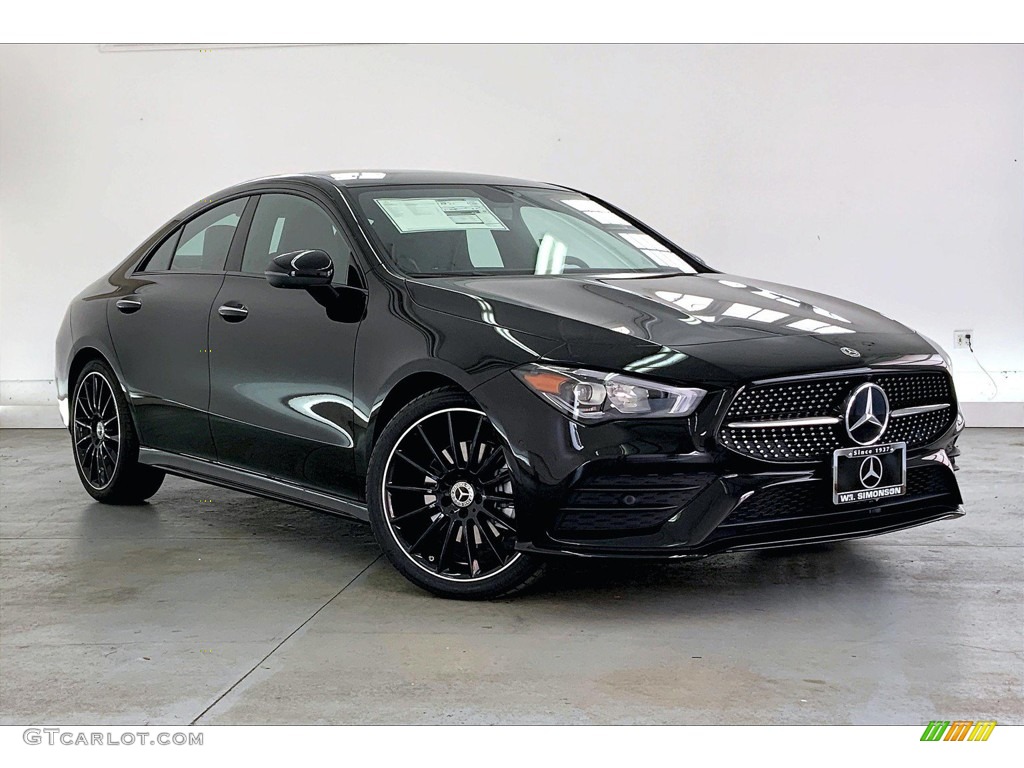 Night Black 2023 Mercedes-Benz CLA 250 Coupe Exterior Photo #145792903