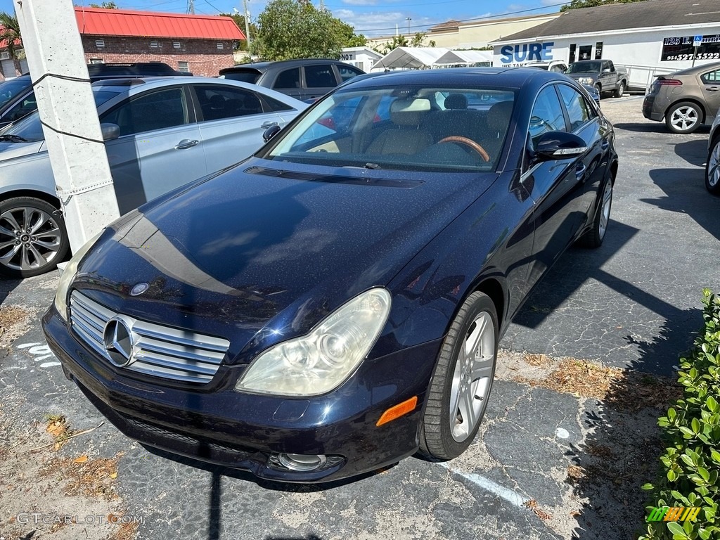 2006 CLS 500 - Capri Blue Metallic / Ash Grey photo #1